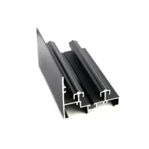 OEM 0.8mm Black Anodized Aluminum Door Profiles