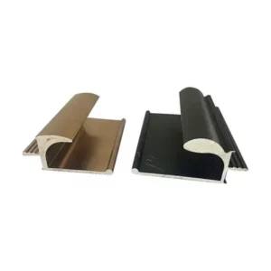 Wardrobe Closet Aluminum Profiles With Silver Bronze Surfaces